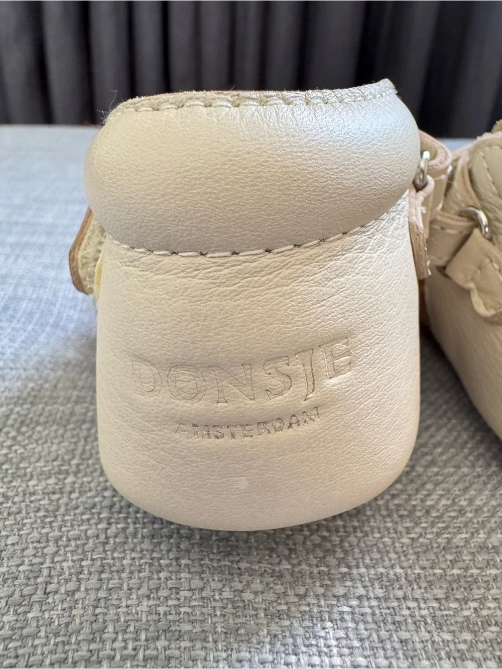 Donsje Amsterdam Blueberry Pie Leather Baby Girl Pre Walker Shoes 6-12 months